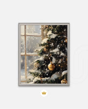 Snowy Christmas Reflections