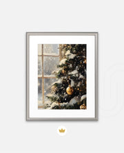 Snowy Christmas Reflections