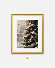 Snowy Christmas Reflections