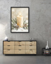 Winter Candle Serenity