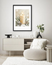 Winter Candle Serenity