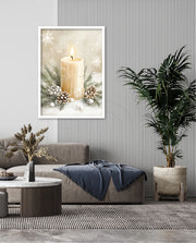 Winter Candle Serenity