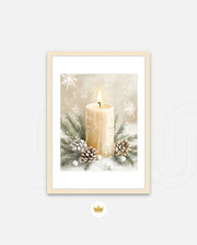 Winter Candle Serenity