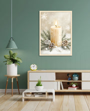 Winter Candle Serenity
