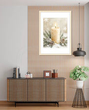 Winter Candle Serenity