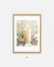 Winter Candle Serenity