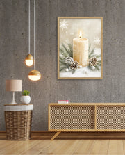 Winter Candle Serenity