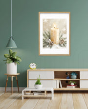 Winter Candle Serenity