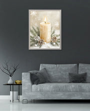 Winter Candle Serenity