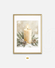 Winter Candle Serenity
