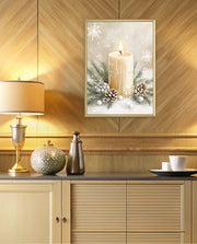 Winter Candle Serenity