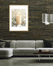 Winter Candle Serenity