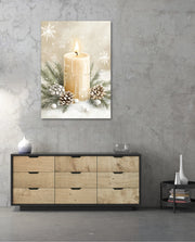 Winter Candle Serenity