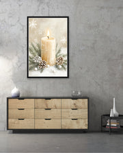 Winter Candle Serenity