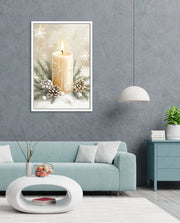 Winter Candle Serenity