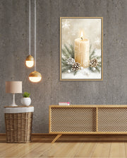 Winter Candle Serenity