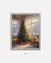 Sunlit Christmas Manor