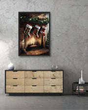 Cozy Fireplace Stockings