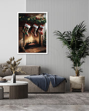 Cozy Fireplace Stockings