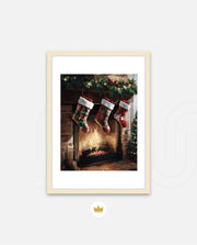 Cozy Fireplace Stockings