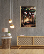 Cozy Fireplace Stockings