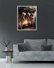 Cozy Fireplace Stockings