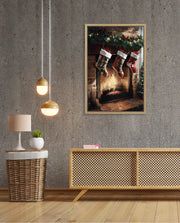 Cozy Fireplace Stockings