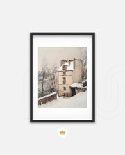 Snowy Hillside Cottage