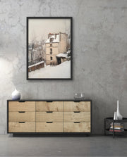 Snowy Hillside Cottage