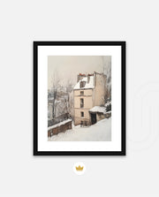 Snowy Hillside Cottage