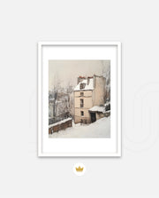 Snowy Hillside Cottage