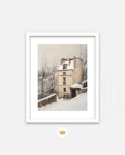 Snowy Hillside Cottage