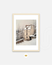 Snowy Hillside Cottage