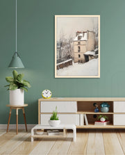 Snowy Hillside Cottage