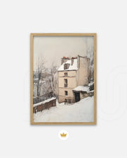 Snowy Hillside Cottage