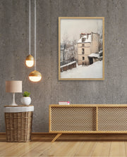 Snowy Hillside Cottage
