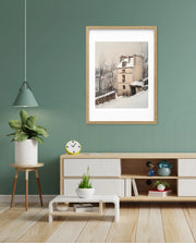Snowy Hillside Cottage