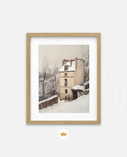Snowy Hillside Cottage