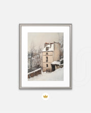 Snowy Hillside Cottage