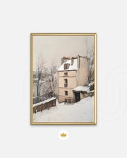 Snowy Hillside Cottage