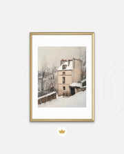 Snowy Hillside Cottage