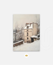 Snowy Hillside Cottage