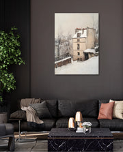Snowy Hillside Cottage