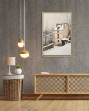 Snowy Hillside Cottage