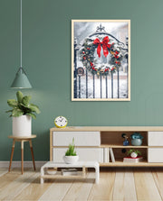 Snowy Holiday Wreath