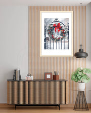 Snowy Holiday Wreath