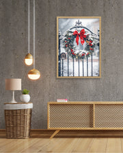 Snowy Holiday Wreath