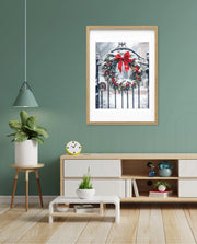 Snowy Holiday Wreath