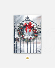 Snowy Holiday Wreath