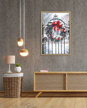 Snowy Holiday Wreath